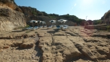 Leżaki na plaży - Minorka